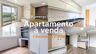 Apartamento à venda com 3 dormitórios (1 suíte), 70m² no bairro Fortaleza em Blumenau/SC
