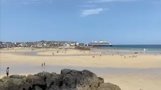 SPIRIT OF ADVENTURE IN St IVES BAY