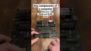 Key components of a computer &ndash; Memory (ROM and RAM), CPU