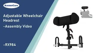 KosmoCare Adjustable Wheelchair Headrest - Assembly (RX984)