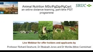 Animal Nutrition (Online) - College of MVLS, University of Glasgow