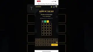 Binance Word of the Day Answer Today 24 July 2025 | 4 Letters Binance Word of the Day Answer Today