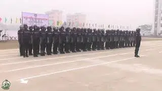 Riot Control Drill of Police