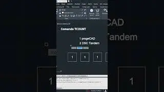 TCOUNT (comando) | progeCAD Professional | #TutorialCAD