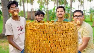 Mysur pak Recipe || Mysore pak Cooking In Our Village @CookingVillage07 