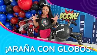 Tutorial: ¿Cómo armar una araña con globos? 🕷🎈 | Samantha Escuela de Eventos