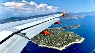 [4K] Full Flight | EasyJet | A320-214 | Geneva (GVA) - Nice (NCE) | U21383 | HB-JXA