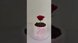 Elegant Rose Floral Cake 🌹 | Minimalist Custom Cake Design by The Bake House Udaipur