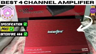Interfire IFR-444 amplifier unboxing! Best 4 channel amplifier for car! #amplifer #unboxing #audio