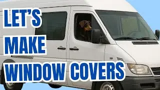 Easy DIY Stealthy Window Covers  #vanlife #solocamping