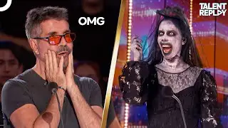 Sofia Vergara Was TERRIFIED! The Scariest Magic Trick Ever! | America's Got Talent