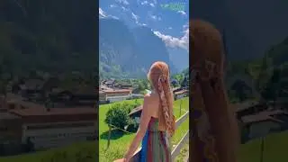 Switzerland 🇨🇭 Amazing Swiss beauty || Relaxing music #beauty #nature #girl #Swiss
