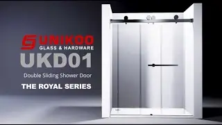 UNIKOO ROYAL UKD01 Double Sliding Shower Door Installation Video