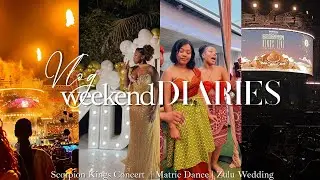 VLOG: 72 hours of CHAOS — Amapiano Concert, Matric Dance & a traditional Zulu wedding!