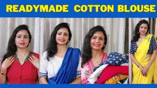 Readymade Cotton Blouse Haul/Meesho Blouse Haul /Blouse Haul/Ready To Wear Blouse / Puja collection