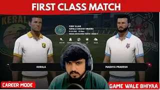 Captain&rsquo;s Knock! 💪 90 Runs in First Innings | MP vs Kerala | First Class | Cricket 24 | India