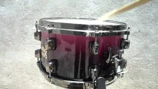 Ddrum 13 x 7 snare drum , maple Dominion Limited Edition , purple fade