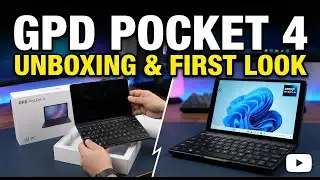 Этот мини-ноутбук просто БЕЗУМИЕ... Распаковка GPD Pocket 4