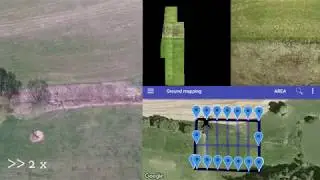 Ground mapping in a precise agriculture using UAVs