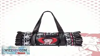 Betty Boop ROMWE Women Satin Polyester Tote Bag Cartoon Pattern Shoulder