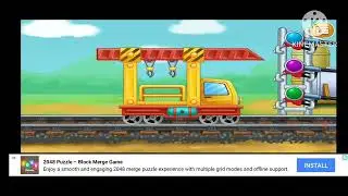 पटरी पर लकड़ी उठाती हुई ट्रेन 🚆 | Funny Train Game | Kids Gameplay Hindi