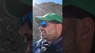 Climbing the dangerous Carlit Peak at the French Pyrenees,. amazing views unique experience
