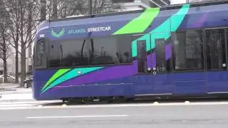 THE ATLANTA STREET CAR RIDE ATLANTA,GEORGIA 2-25-2015