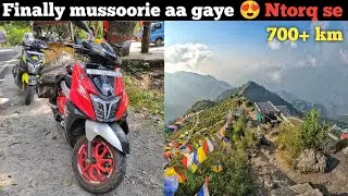 Finally mussoorie pahoch gaye ham || delhi to mussoorie | Ntorq race xp