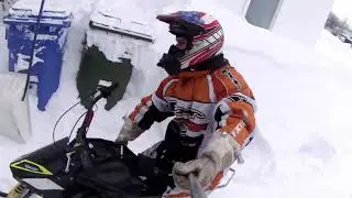 Onehands camstick snowbike bush canadienne  