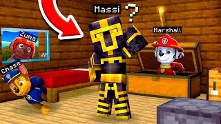 ESCONDITE DE LA PAW PATROL EN MINECRAFT 😱