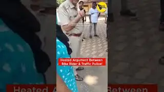 HIGH VOLTAGE DRAMA: Traffic Police vs. Bike Rider!