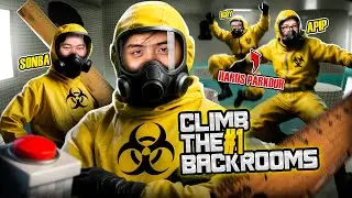 MENCOBA KABUR DARI BACKROOM DENGAN PARKOUR !!! [ Climb The Backroom ]