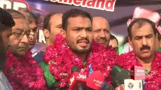 Wrestler Inam Butt returns to hero's welcome in Pakistan