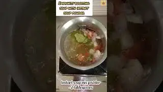 Immunity booster drink with instant soup mix(homemade) | #diwalishotonshorts | #shorts