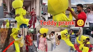 Teddy bear Prank Ambala India 2025 | Police Reaction Teddy bear Funny video | Rancho Teddy 😂😁