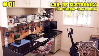 MEU LABORATÓRIO DE ELETRÔNICA - JÚLIO CÂMARA - SALVADOR/BA