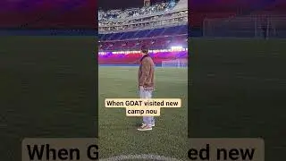 Since Messi visit camp nou, barca never loose any game #football #barcelona #fifa #laliga #messi