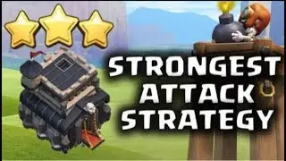 Th 9 strongest attack strategy...3 star any th9 base clash of clans (COC)