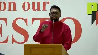 PPP/C 2025&ndash;2030 MANIFESTO CONSULTATION - Presentation by President Dr Irfaan Ali.