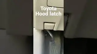 Hood latch on Toyota Highlander #Shorts