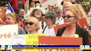 Protests against coronavirus health pass continue