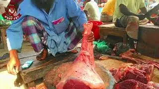 Top Class Beef Cutting Skills || Mr Hunt Cut Butcher Rapid Meat Cutting Processing