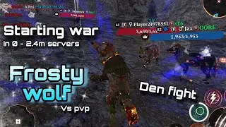 The wolf - Starting a WAR and fighting invites || 2 vs EVERYONE in PvP