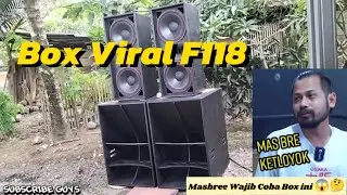 Cek Sound Box F118 Masbree Wajib Coba Box ini 👍😎✔️