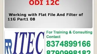 odi Working with Flat File And Filter of 11G Part1 08