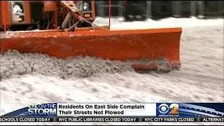Plows Slow To Hit Many Areas Of NYC