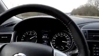 Nissan Pulsar 1.6 DIG-T GT topspeed test - 190HP