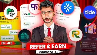 REFER AND EARN APP TODAY | NEW UPI EARNING APP | SUNDAY OFFER EP 4 (VERIFIED)