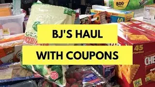 BJs Shopping Haul: Couponing And Saving Money On My First Trip