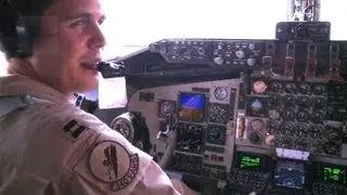 KC-135 Strantotanker aircrew providing fuel to F-16 Fighting Falcons flying over Iraq  | AiirSource